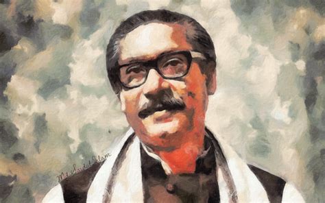 Portrait Of Bangabandhu Sheikh Mujibur Rahman by SaidulIslam on DeviantArt