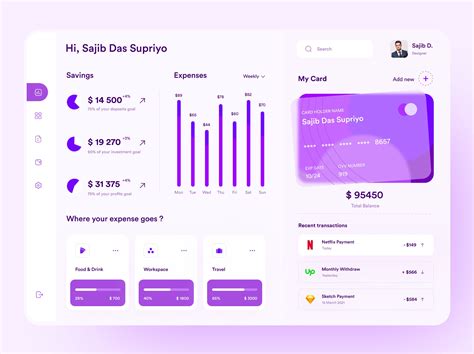 Finance Dashboard Design on Behance