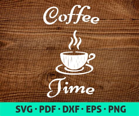 Coffee SVG Coffee Stencil file Coffee cut file Kitchen | Etsy