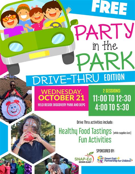 Party in the Park – 2 Sessions – The Down East Partnership for Children