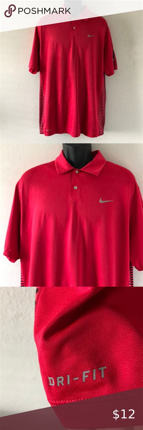 NIKE TIGER WOODS COLLECTION RED TOP in 2020 | Tops, Nike shirts, Red top