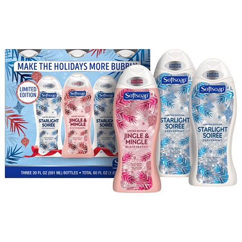 Softsoap Limited Edition Moisturizing Body Wash Holiday Gift Set, 20 Fl Oz, 3 Ct - Walmart.com ...