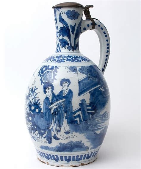 A Jug in Blue and White Dutch Delftware | ArtListings