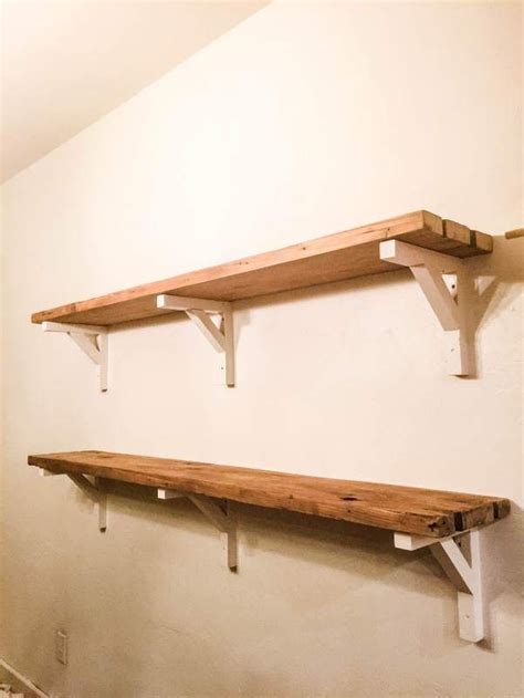 How I built reclaimed wood shelves | Diy wood shelves, Reclaimed wood ...