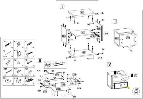 TM MAGELLAN Bedside Table 1S Instruction Manual