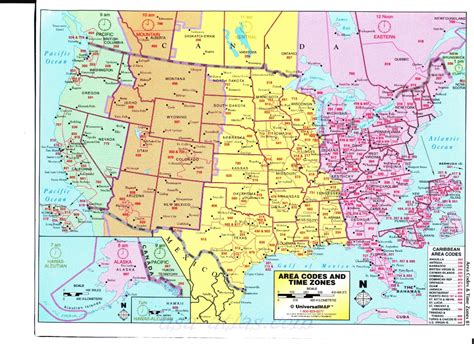 Central Time Zone Map Us With Lines Timezones New Zones State Of ...