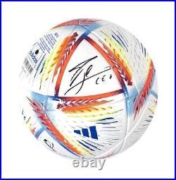 Lionel Messi Signed 2022 World Cup Soccer Ball In Acrylic Case | Signed ...