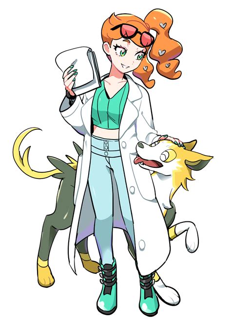 sonia and boltund (pokemon and 1 more) drawn by dede_(qwea_00000 ...