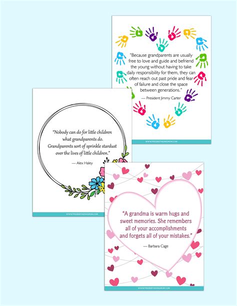 Free Printable Happy Grandparents' Day Quotes in English