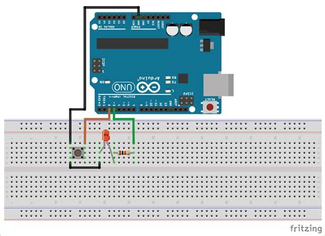 Getting Started with Arduino Uno: Controlling LED with Push Button