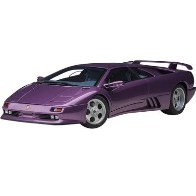 Lamborghini Diablo Se30 Viola Purple Metallic 1/18 Model Car By Autoart : Target