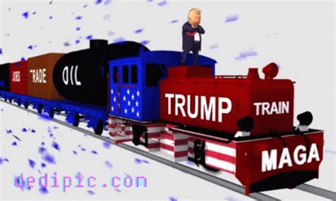 Trump Train GIF - Trump Train USA - Discover & Share GIFs