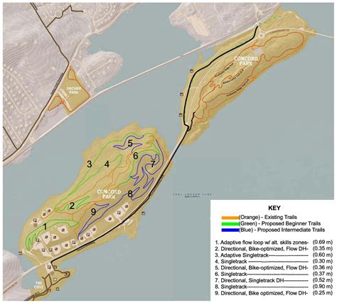 Concord Park - Draft Trails Plan - Appalachian Mountain Bike Club