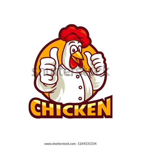 Fried Chicken Logo Template Vector Illustration Stock Vector (Royalty Free) 1269231334