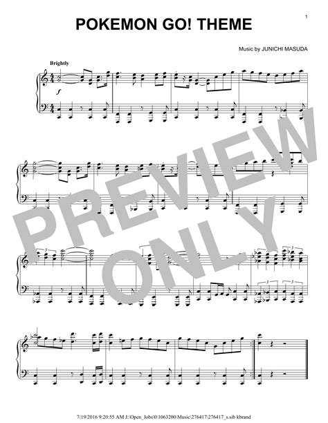 Pokemon Go! Theme | Sheet Music Direct