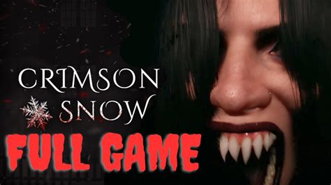 CRIMSON SNOW-Horror Game-FULL WALKTHROUGH - YouTube