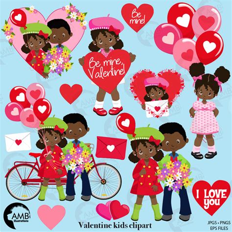 Kids Valentines Clip Art