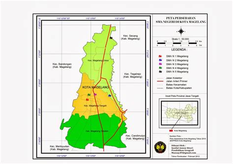 PETA KOTA MAGELANG | KUMPULAN PETA