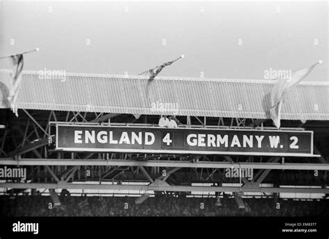 1966 World Cup Final at Wembley Stadium. England 4 v West Germany 2 ...