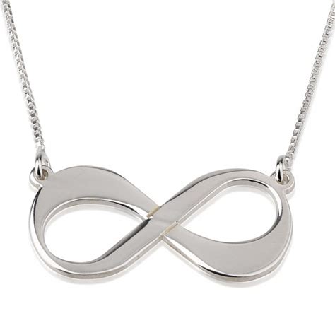 Infinity Symbol Love Necklace - Sterling Silver