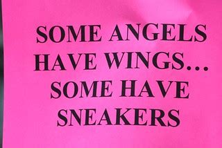 Some angels wear sneakers | Margi Levin | Flickr