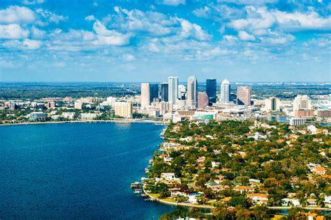 Tampa Skyline Aerial View - New Legacy Homes Tampa