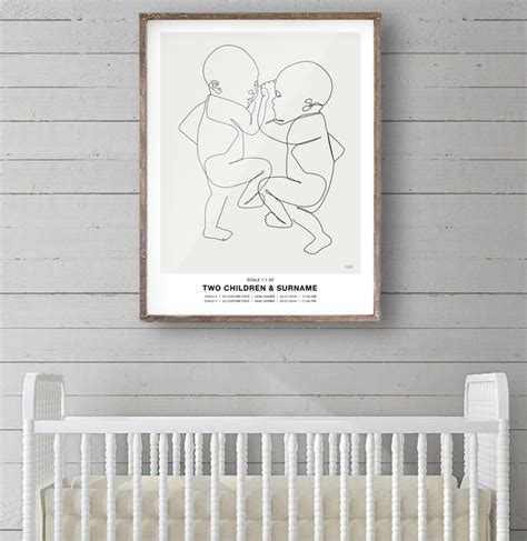 NEW! 2 BABIES POSTER – Baby Art Poster