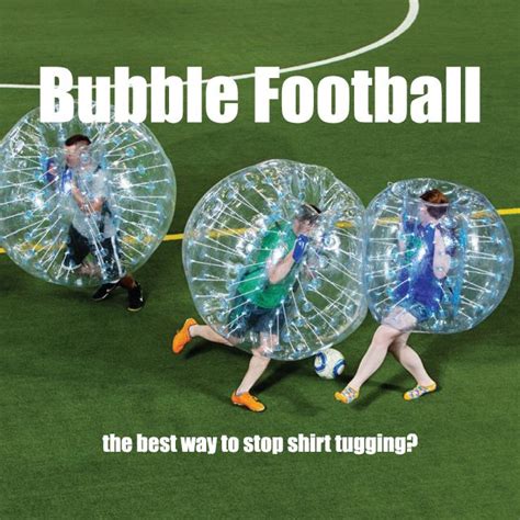 Could bubble #football be the way forwrd to stop players tugging each ...