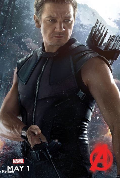 Jeremy Renner Reveals Hawkeye Poster for Avengers: Age of Ultron ...