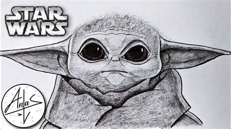 How To Draw Baby Yoda | The Mandalorian - YouTube