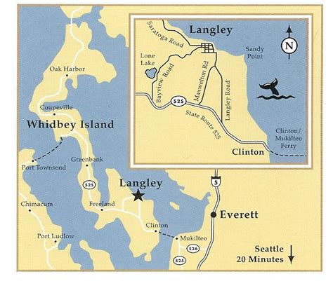 Myken's: Langley, WA Map