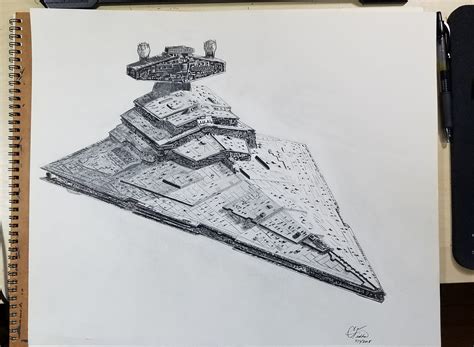 Star Destroyer Coloring Page