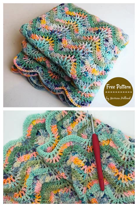 Feather And Fan Crochet Pattern - Lacy feather and fan pattern designer: