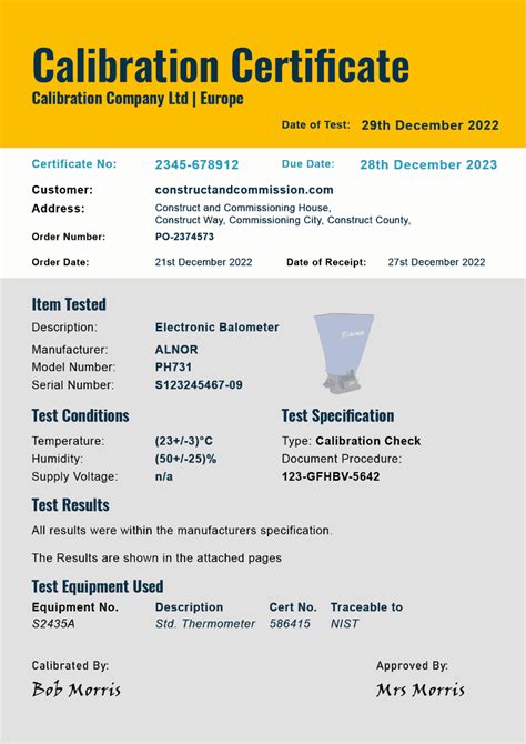 CALIBRATION CERTIFICATES | What They Are And Why They Matter ...