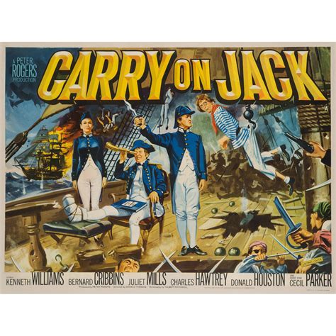 Carry on Jack Original British Film Poster, Chantrell, 1963 at 1stDibs