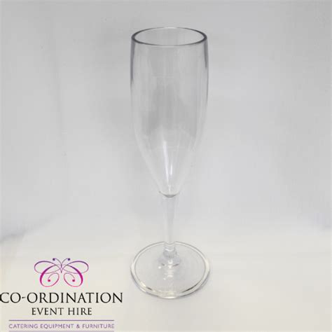 REUSABLE PLASTIC FLUTE - Co-Ordination Event Hire