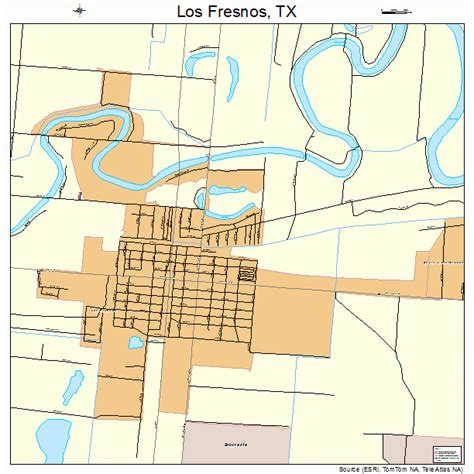 Los Fresnos Texas Street Map 4844116