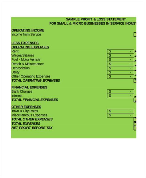 Profit and Loss Statement - 34+ Examples, Format, Word, Pages, How to ...