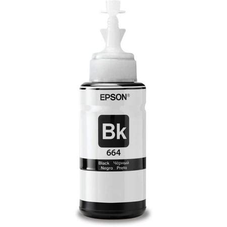 Epson 664 Standard-capacity EcoTank Black Ink Bottle - Walmart.com