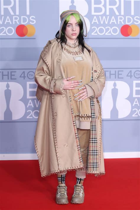 Billie Eilish on the 2020 BRIT Awards Red Carpet | The Best Outfits ...