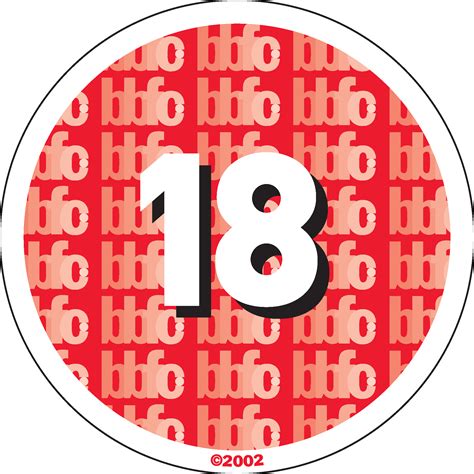 Bbfc 18 Certificate Uk Logo Vector - (.Ai .PNG .SVG .EPS Free Download)