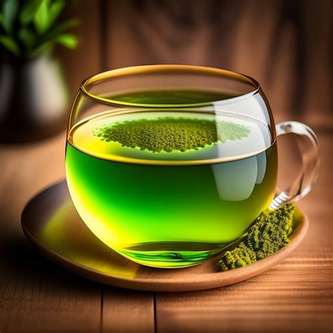 Premium AI Image | Green Tea A healthy drink