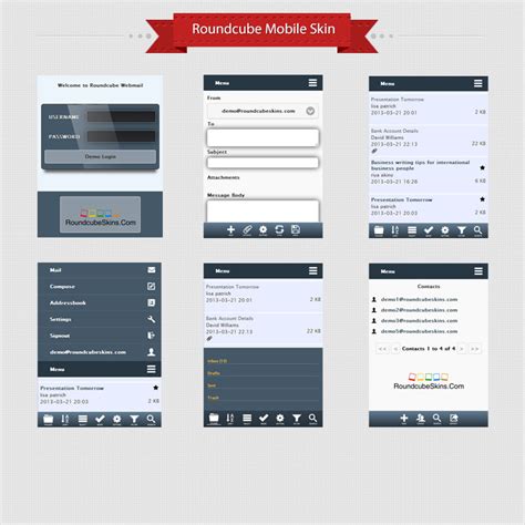 Roundcube mobile skins - Home