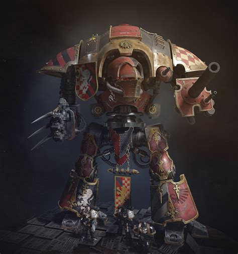 ArtStation - imperial knight warhammer 40k fan art, Dmitriy Mironov ...