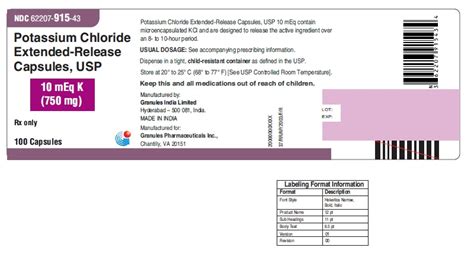 Potassium Chloride Images Capsule, Extended Release Oral