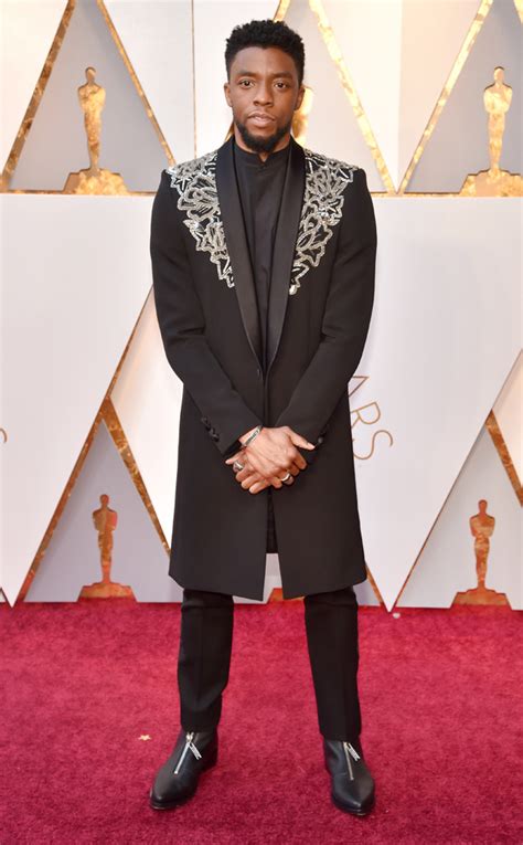 Chadwick Boseman Oscars 2018 - Chadwick Boseman was a King at the 2018 ...