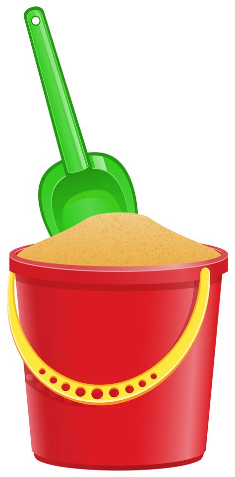 Bucket with shovel transparent clip art image gallery png – Clipartix