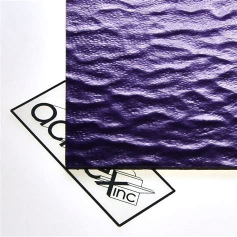 Acriglas Cascade Metallic Purple Textured Acrylic Sheet