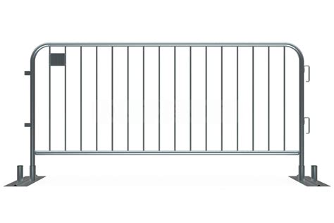 Metal Crowd Barriers Space Saving - Steel Barricades Galvanized