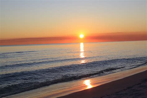 Sunset at the beach. | Miramar beach, Sunset, Beach